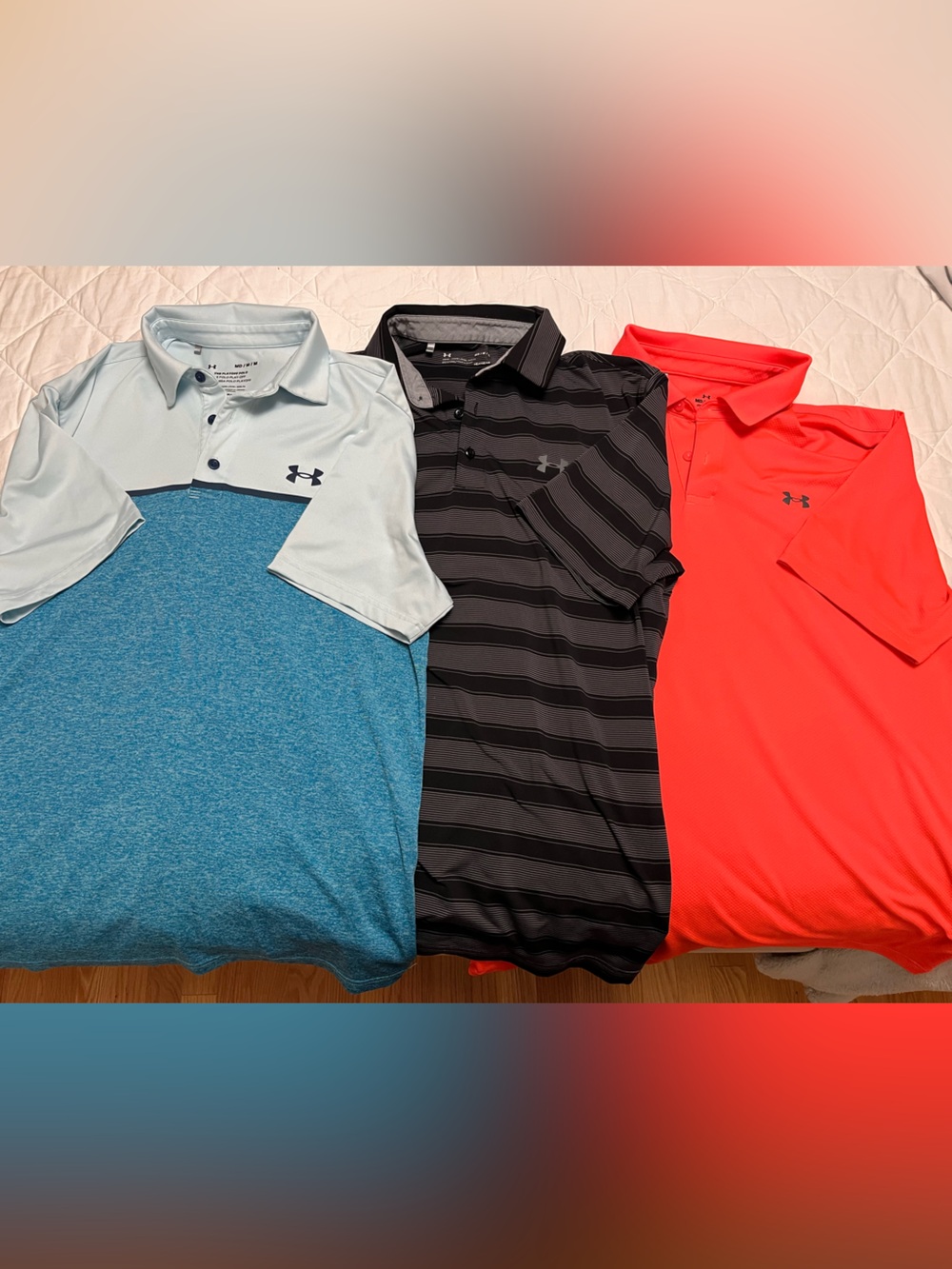 Under Armour Men’s Performance Golf Shirt Bundle